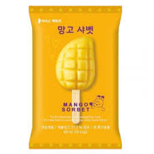 Mango sorbet