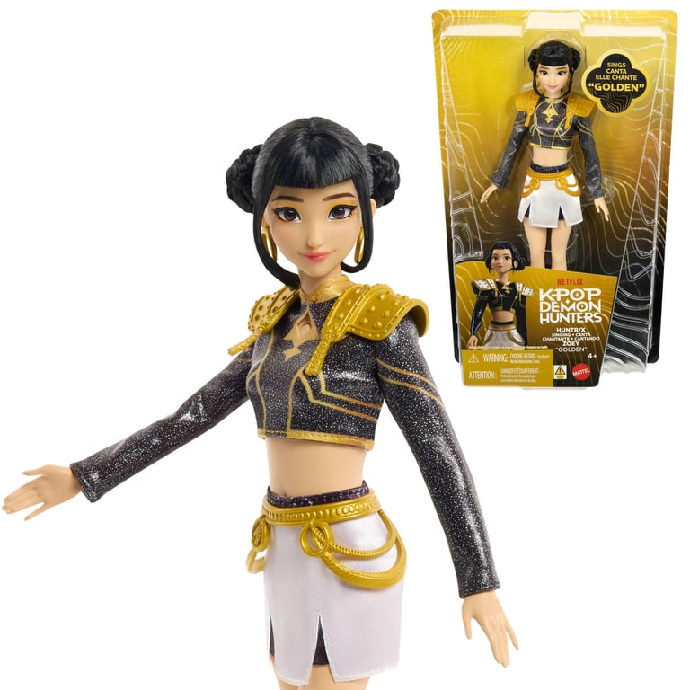 KPop Demon Hunters HUNTR/X Zoey “Golden” Singing Doll