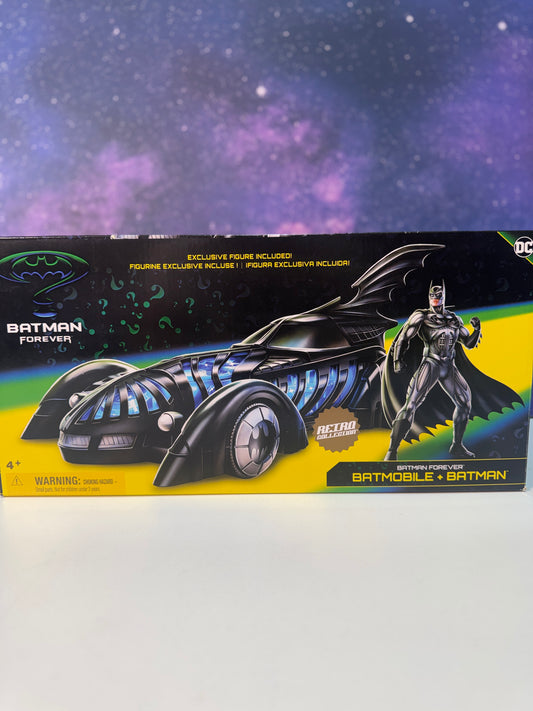 DC Batman Forever Batmobile + Batman Retro Collection
