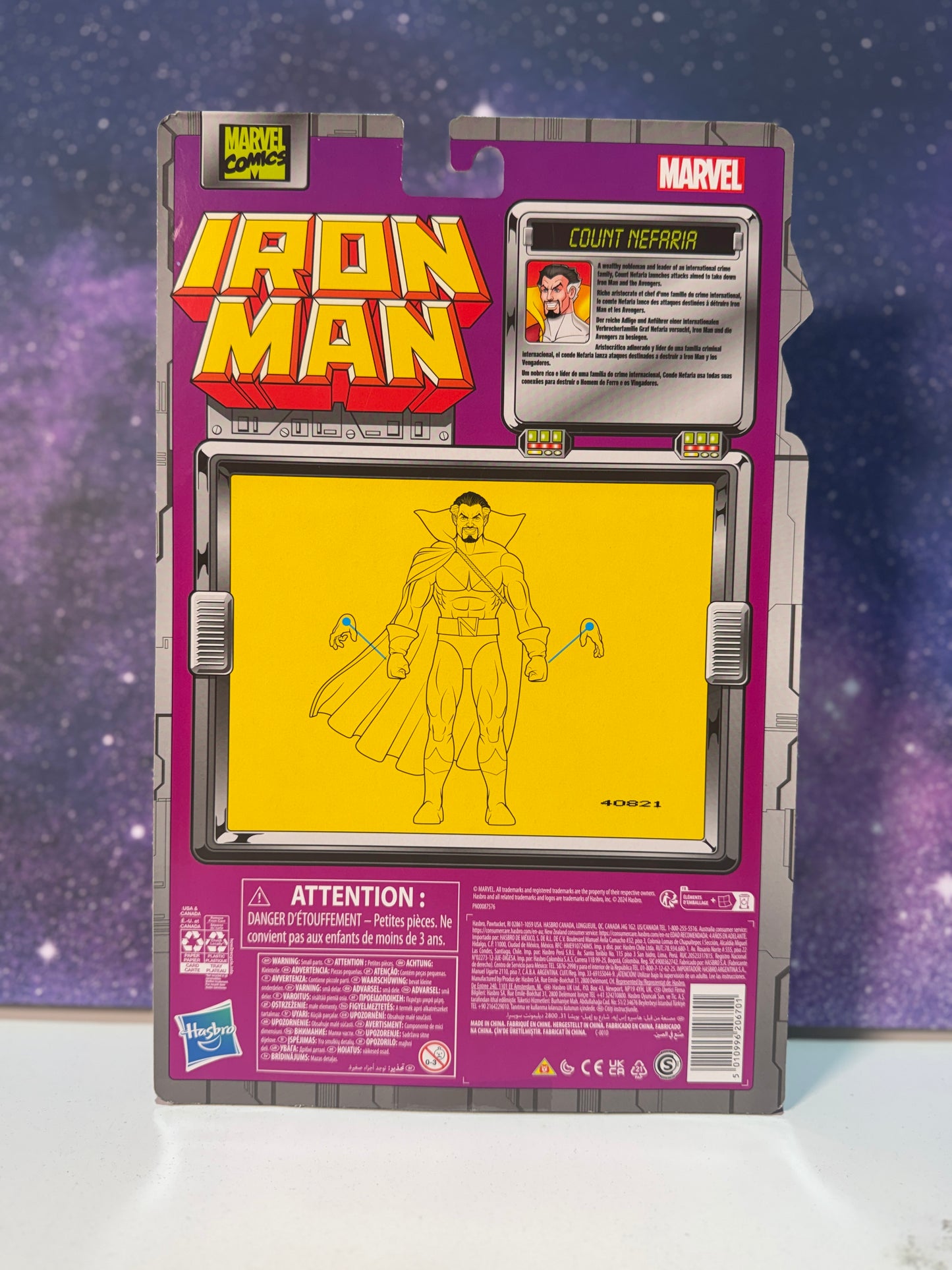 Marvel Comics Iron Man Count Nefaria Action Figure