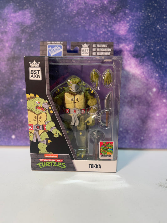 BSTAXN Teenage Mutant Ninja Turtles Tokka Action Figure Includes Limited Edition Collector Card