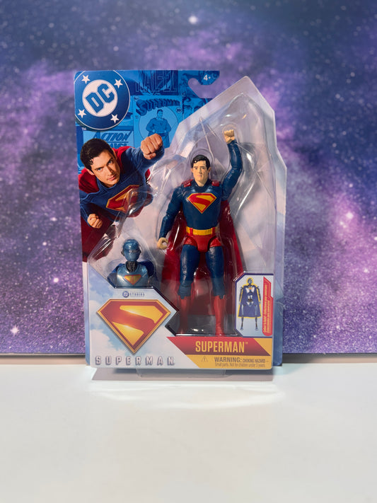 DC Superman Action Figure (Includes Mini Collect To Build Robot Action Figure)