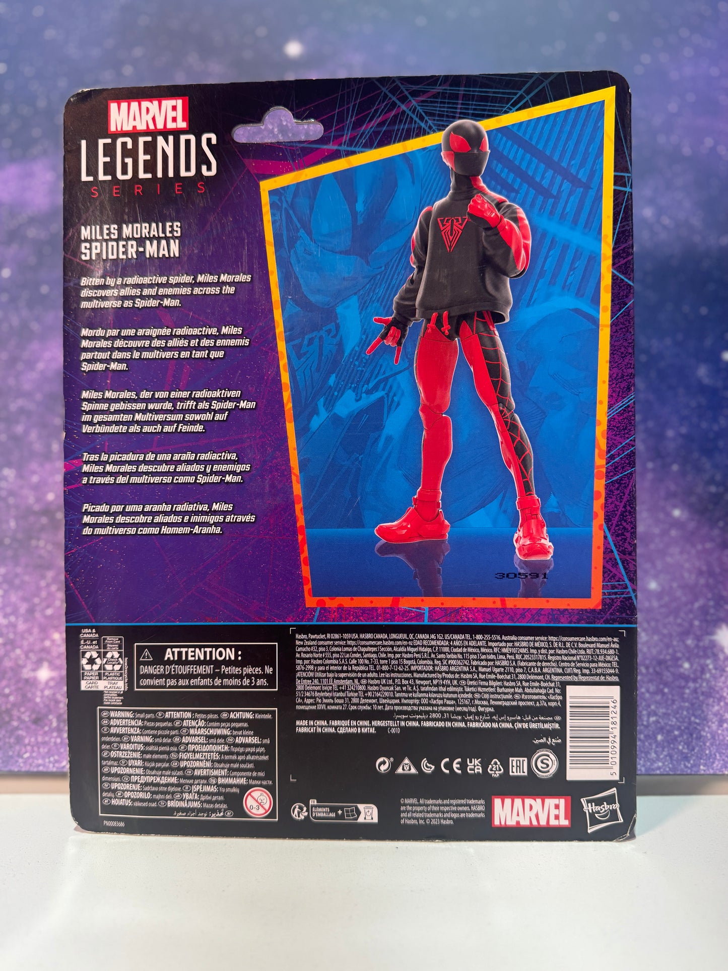 Marvel Legend Series Spider Man Miles Morales Action Figure