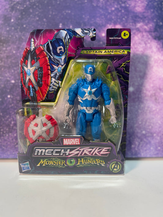 Marvel Mech Strike Monster hunters Captain America Action Figure