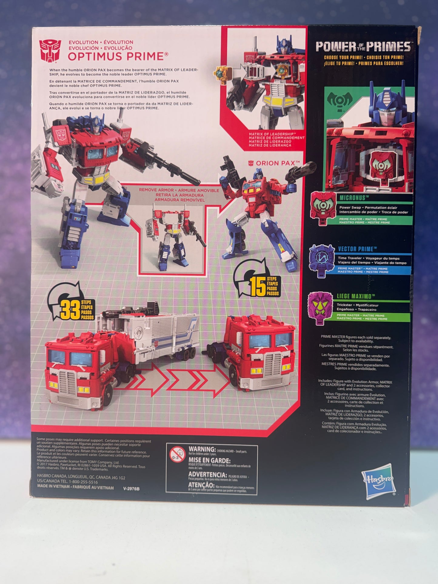 Transformer Power Of Primes Optimus Prime Action Figure