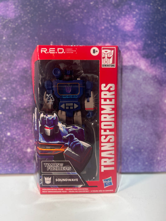 Transformers R.E.D Soundwave Action Figure