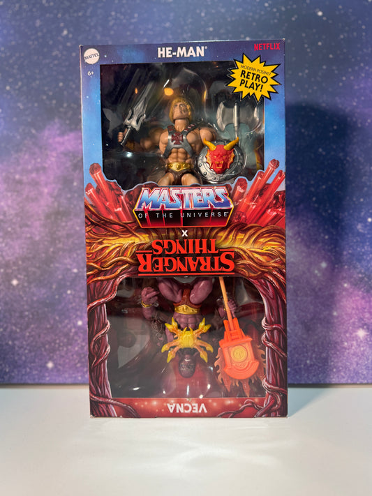 Netflix- Masters Of The Universe X Stranger Things Modern Posing Retro play Action Figures