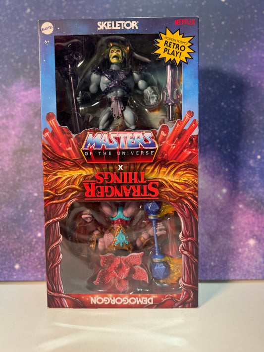 Netflix- Masters Of The Universe X Stranger Things Modern Posing Retro play Action Figures