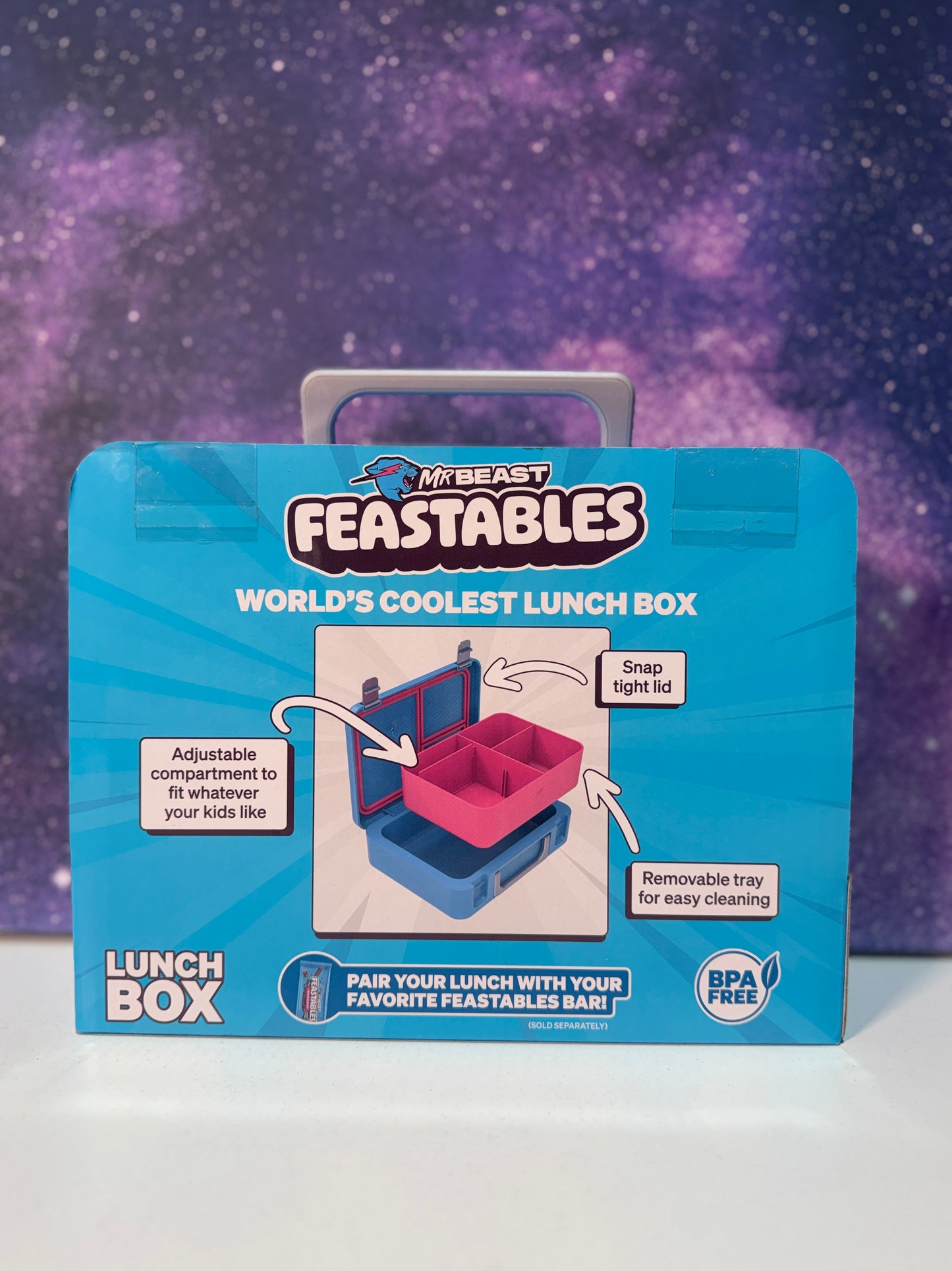 Limited Edition Mr Beast Feastables Lunch Box