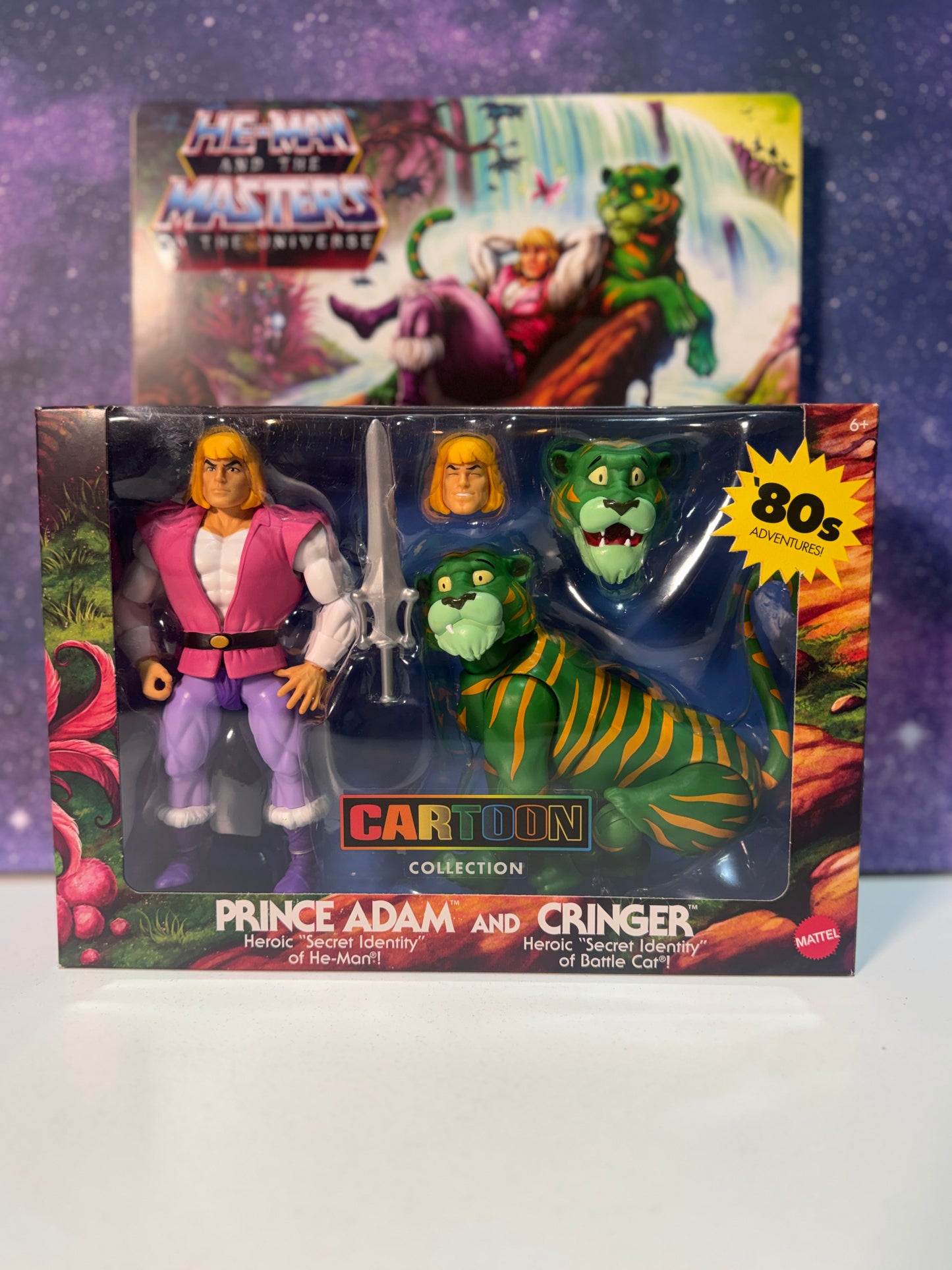 He-Man And The Masters of The Universe '80s Adventures Cartoon Collection Prince Adam And Cringer