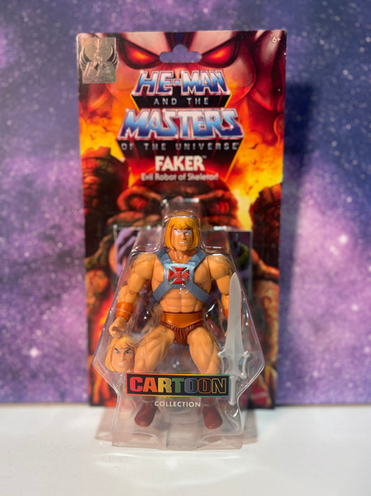 40th Anniversary Masters Of The Universe Faker Action Figure (Cartoon Collection)